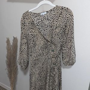 Crescent Wrap Dress- Maxi